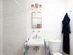 Bathroom 2 marble tile shower